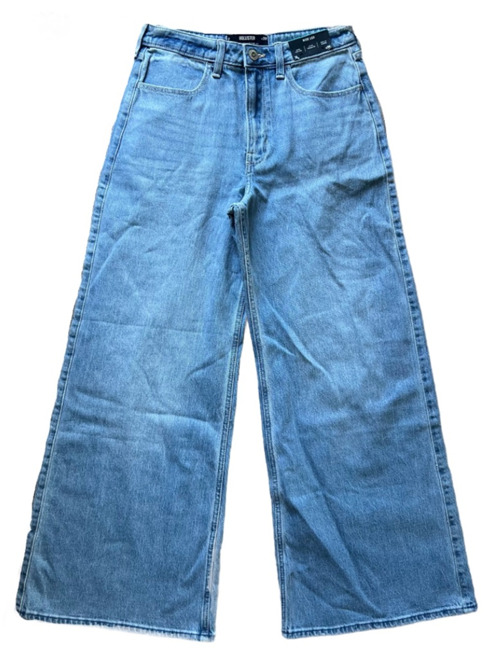 Hollister Ultra High Rise Wide Leg Jeans - Womens size 6/28 - Picture 2 of 4